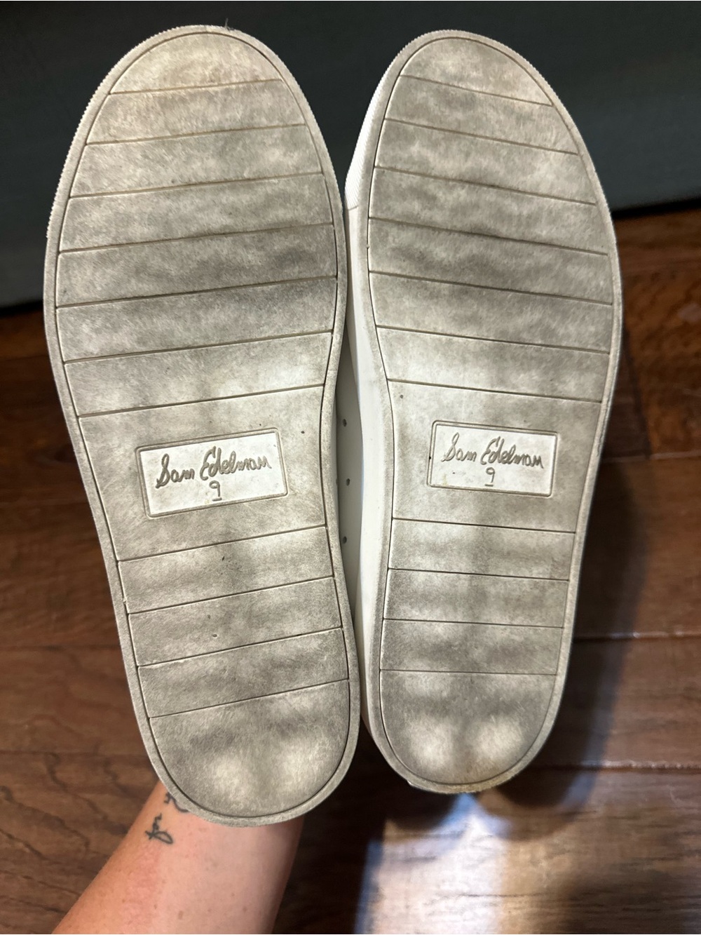 Sam Edelman Ethyl White Sneakers - Picture 7 of 7